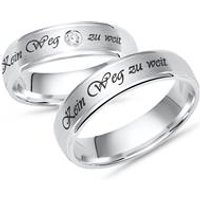 🦚 Silber Eheringe mit Lasergravur teilpoliert 🦚 Silber Eheringe mit Lasergravur teilpoliert