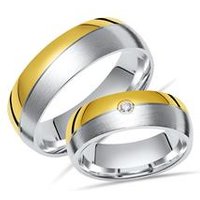 🦚 Trauringe Silber Eheringe 925 Gravur Zirkonia 🦚 Trauringe Silber Eheringe 925 Gravur Zirkonia