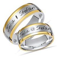 🦚 Eheringe Silber 925 inkl. Lasergavur Zirkonia 🦚 Eheringe Silber 925 inkl. Lasergavur Zirkonia