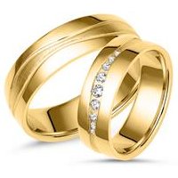 🦚 Vivo Trauringe 925er Sterlingsilber vergoldet 🦚 Vivo Trauringe 925er Sterlingsilber vergoldet