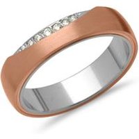 🦚 Silber Vivo Damenring rosévergoldet Zirkonia 🦚 Silber Vivo Damenring rosévergoldet Zirkonia