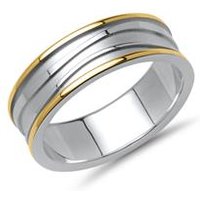 🦚 Vivo-Herrenring 925er Silber teilvergoldet 🦚 Vivo-Herrenring 925er Silber teilvergoldet