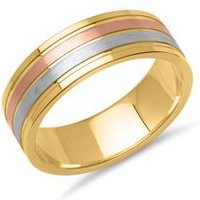 🦚 Vivo-Herrenring Tricolor 925er Silber 🦚 Vivo-Herrenring Tricolor 925er Silber