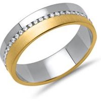 🦚 Vivo Damenring Bicolor 925er Silber Zikonia 🦚 Vivo Damenring Bicolor 925er Silber Zikonia