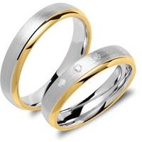 🦚 Eheringe aus Sterlingsilber teilvergoldet 🦚 Eheringe aus Sterlingsilber teilvergoldet