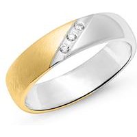 🦚 Teilvergoldeter 925er Silberring für Damen mit Zirkonia 🦚 Teilvergoldeter 925er Silberring für Damen mit Zirkonia