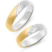 🦚 Eheringe aus teilvergoldetem Sterlingsilber 🦚 Eheringe aus teilvergoldetem Sterlingsilber