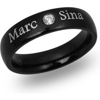 🦚 Schwarzer Edelstahlring inkl. Lasergravur 🦚 Schwarzer Edelstahlring inkl. Lasergravur