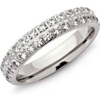 🦚 Edelstahlring komplett mit Zirkonia besetzt 🦚 Edelstahlring komplett mit Zirkonia besetzt