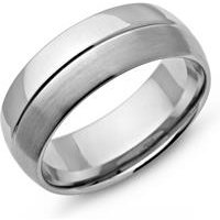 🦚 Moderner Ring Edelstahl matt/poliert Glanzrille 🦚 Moderner Ring Edelstahl matt/poliert Glanzrille