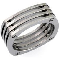 🦚 Polierter Ring Edelstahl in modernem Design 7,5mm 🦚 Polierter Ring Edelstahl in modernem Design 7,5mm