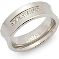 🦚 Exklusiver mattierter Edelstahlring Zirkonia 🦚 Exklusiver mattierter Edelstahlring Zirkonia