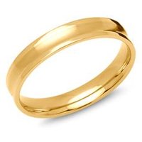 🦚 Herrenring Edelstahl gelbvergoldet 4mm 🦚 Herrenring Edelstahl gelbvergoldet 4mm