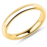 🦚 Klassischer Herrenring Edelstahl gelbvergoldet 🦚 Klassischer Herrenring Edelstahl gelbvergoldet