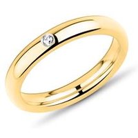 🦚 Klassischer Damenring Edelstahl gelbvergoldet 🦚 Klassischer Damenring Edelstahl gelbvergoldet