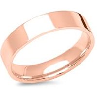 🦚 Rosévergoldeter Herrenring 5mm breit poliert 🦚 Rosévergoldeter Herrenring 5mm breit poliert
