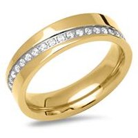 🦚 Damenring vergoldeter Edelstahl mit Steinen 🦚 Damenring vergoldeter Edelstahl mit Steinen