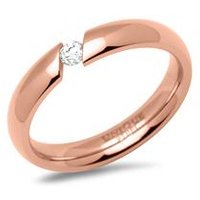 🦚 Vergoldeter Edelstahl-Damenring mit Zirkonia 🦚 Vergoldeter Edelstahl-Damenring mit Zirkonia