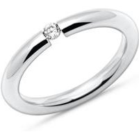 🦚 Edelstahl Damen Spannring mit Schmuckstein 🦚 Edelstahl Damen Spannring mit Schmuckstein