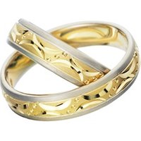 🦚 Trauringe Gelb- und Weißgold 5mm 🦚 Trauringe Gelb- und Weißgold 5mm