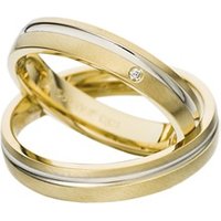 🦚 Eheringe Gelb- und Weißgold 4mm 🦚 Eheringe Gelb- und Weißgold 4mm