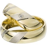 🦚 Eheringe Gelb- und Weißgold 6mm 🦚 Eheringe Gelb- und Weißgold 6mm