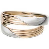 🦚 Trauringe Weiß- und Rotgold 4mm 🦚 Trauringe Weiß- und Rotgold 4mm