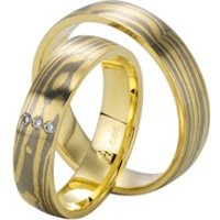 🦚 Eheringe Gelb- und Weißgold 5mm 🦚 Eheringe Gelb- und Weißgold 5mm