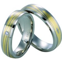 🦚 Trauringe Weiß- und Gelbgold 5mm 🦚 Trauringe Weiß- und Gelbgold 5mm