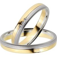🦚 Trauringe Gelb-Weißgold 3,5mm 🦚 Trauringe Gelb-Weißgold 3,5mm