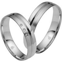 🦚 Trauringe aus Weißgold, Platin, Palladium, 3 Brillanten 🦚 Trauringe aus Weißgold, Platin, Palladium, 3 Brillanten