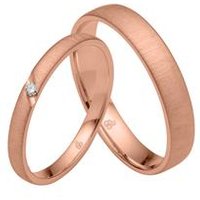 🦚 Eheringe aus Roségold mit Brillant 🦚 Eheringe aus Roségold mit Brillant