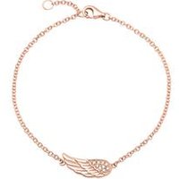 🦚 925er Silberarmband rosévergoldet Engelsflügel 🦚 925er Silberarmband rosévergoldet Engelsflügel