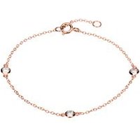 🦚 Damenarmband 925er Silber rosévergoldet mit Zirkonia 🦚 Damenarmband 925er Silber rosévergoldet mit Zirkonia