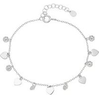 🦚 Armband Herzen aus 925er Silber mit Zirkonia 🦚 Armband Herzen aus 925er Silber mit Zirkonia