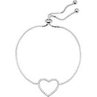 🦚 Herzarmband aus Sterlingsilber mit Zirkonia 🦚 Herzarmband aus Sterlingsilber mit Zirkonia