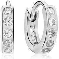 🦚 Kleine Creolen 925 Sterling Silber Zirkonia 🦚 Kleine Creolen 925 Sterling Silber Zirkonia