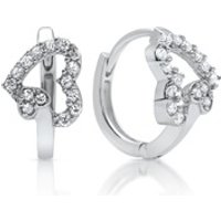 🦚 Silber Creolen mit Zirkonia 🦚 Silber Creolen mit Zirkonia