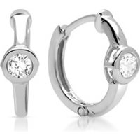 🦚 Klappcreolen aus 925er Silber mit Zirkonia 🦚 Klappcreolen aus 925er Silber mit Zirkonia