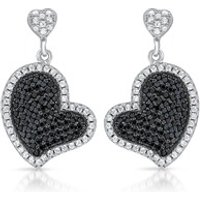 🦚 Herzförmige Silberohrstecker Zirkonia Pavee 🦚 Herzförmige Silberohrstecker Zirkonia Pavee