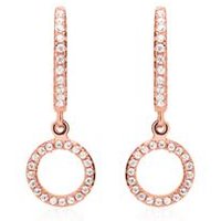 🦚 Damencreolen 925er Silber rosévergoldet mit Zirkonia 🦚 Damencreolen 925er Silber rosévergoldet mit Zirkonia