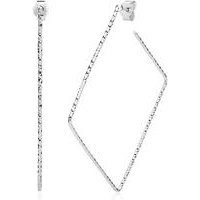 🦚 925er Sterlingsilber Creolen quadratisch 🦚 925er Sterlingsilber Creolen quadratisch