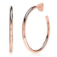 🦚 Creolen aus rosévergoldetem Sterlingsilber 🦚 Creolen aus rosévergoldetem Sterlingsilber