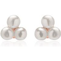 🦚 Rosévergoldete 925er Silber Ohrstecker mit Perlen 🦚 Rosévergoldete 925er Silber Ohrstecker mit Perlen