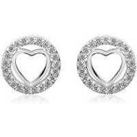 🦚 Damen Ohrstecker Herzen aus 925er Silber mit Zirkonia 🦚 Damen Ohrstecker Herzen aus 925er Silber mit Zirkonia