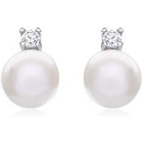 🦚 Perlenohrstecker aus 925er Sterlingsilber mit Zirkonia 🦚 Perlenohrstecker aus 925er Sterlingsilber mit Zirkonia