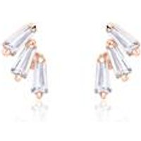 🦚 Ohrstecker aus rosévergoldetem 925er Silber Zirkonia 🦚 Ohrstecker aus rosévergoldetem 925er Silber Zirkonia