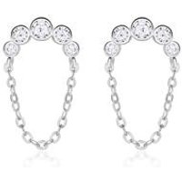 🦚 Damen Ohrstecker aus 925er Silber mit Zirkonia 🦚 Damen Ohrstecker aus 925er Silber mit Zirkonia