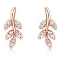 🦚 Damen Ohrstecker aus Sterlingsilber, rosé mit Zirkonia 🦚 Damen Ohrstecker aus Sterlingsilber, rosé mit Zirkonia