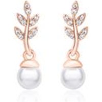 🦚 Ohstecker aus 925er Silber, rosé mit Perlen Zirkonia 🦚 Ohstecker aus 925er Silber, rosé mit Perlen Zirkonia